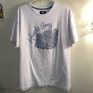 Hustle Gang White T-shirt XL